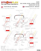 Rear upper inner & outer suspension bush SPORT