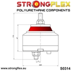 Engine mount BMW E36 E46 E90 Z3 Z4