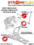Front suspension bush kit