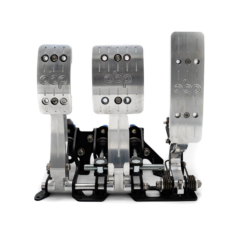 OBP Wyścigowa Seria Zestaw Pedałów Podłogowych Srebrny