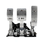 OBP Wyścigowa Seria Zestaw Pedałów Podłogowych Srebrny