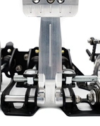 OBP Wyścigowa Seria Zestaw Pedałów Podłogowych Srebrny