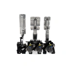 OBP Wyścigowa Seria Zestaw Pedałów Podłogowych Srebrny