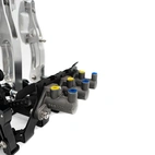 OBP Wyścigowa Seria Zestaw Pedałów Podłogowych Srebrny