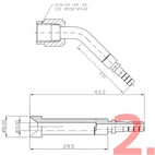 Stwórz własny przewód hamulcowy AN3 w oplocie stalowym (Ocynkowany)