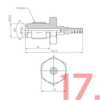 Stwórz własny przewód hamulcowy AN3 w oplocie stalowym (Ocynkowany)