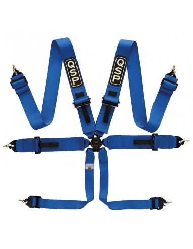 QSP 6 point safety harness 3" FIA