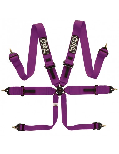 QSP 6 point safety harness 3" FIA