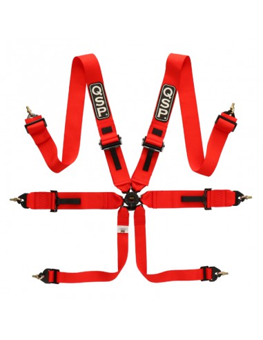 QSP 6 point safety harness 3" FIA