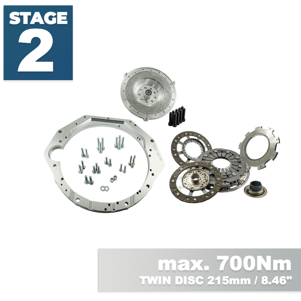 PMC STAGE 2 BMW M62 S62 - BMW M57N HGD JGA - 228mm / 8.98"