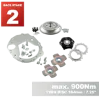 PMC RACE STAGE 2 BMW M50 M52 M54 S50 S52 S54 - BMW M57N HGU HGK - 184mm 7.25" (P) (V)