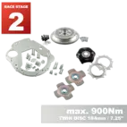 PMC RACE STAGE 2 BMW M50 M52 M54 S50 S52 S54 - BMW M57N HGU HGK - 184mm 7.25" (P)