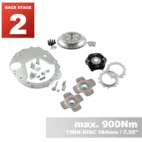 PMC RACE STAGE 2 BMW M50 M52 M54 S50 S52 S54 - BMW M57N HGD JGA - 184mm 7.25" (P) (V)