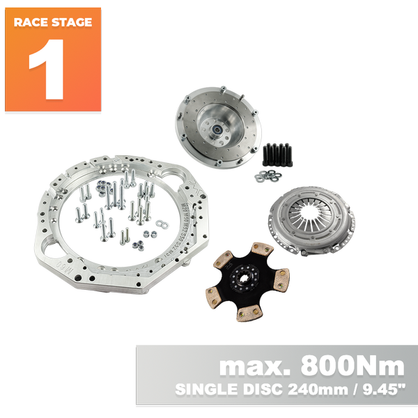 PMC RACE STAGE 1 BMW M60 - BMW M50 S50 M52 S52 M54 - 240mm / 9.45"