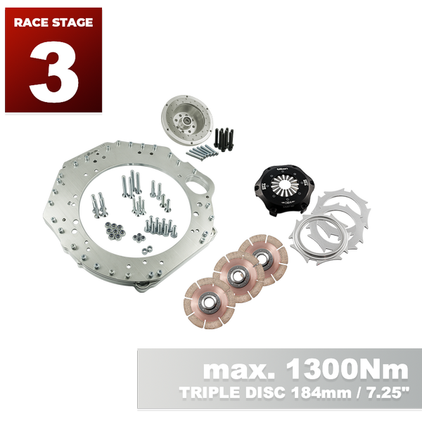 PMC RACE STAGE 3 GM Chevrolet LSX - BMW M57N HGD JGA - 184mm 7.25" (P)