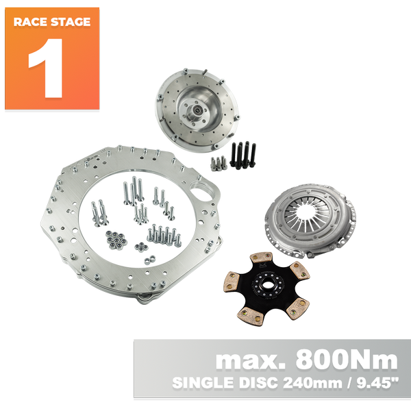 PMC RACE STAGE 1 GM Chevrolet LS - BMW M57N HGD JGA - 240mm / 9.45"