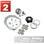 PMC RACE STAGE 2 GM Chevrolet LS - Nissan 350Z Z33 370Z Z34 - 184mm / 7.25" (P)