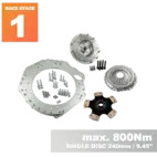 PMC RACE STAGE 1 Chevrolet LS - BMW M57N HGU HGK / N54 - 240mm / 9.45"