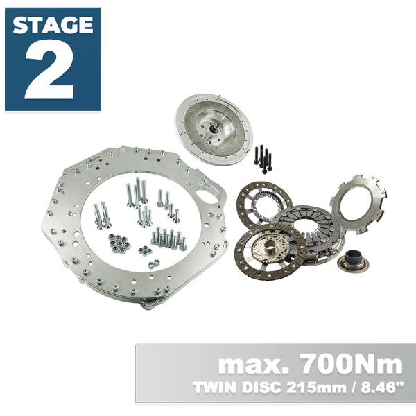 PMC STAGE 2 GM Chevrolet LS - BMW M57N HGU HGK - 228mm / 8.98"