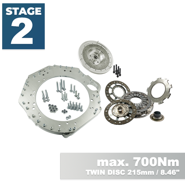 PMC STAGE 2 GM Chevrolet LS - BMW M57N HGD JGA - 228mm / 8.98"