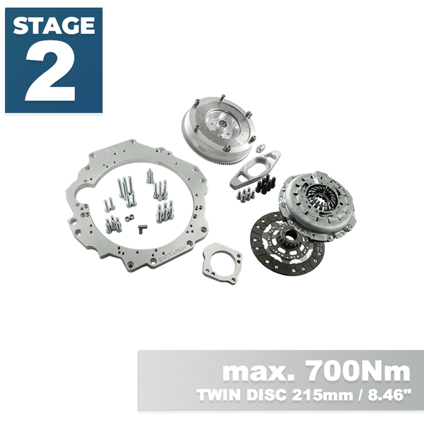 PMC STAGE 2 Ford Barra - BMW M57N HGD JGA HGA - 215mm / 8.46"