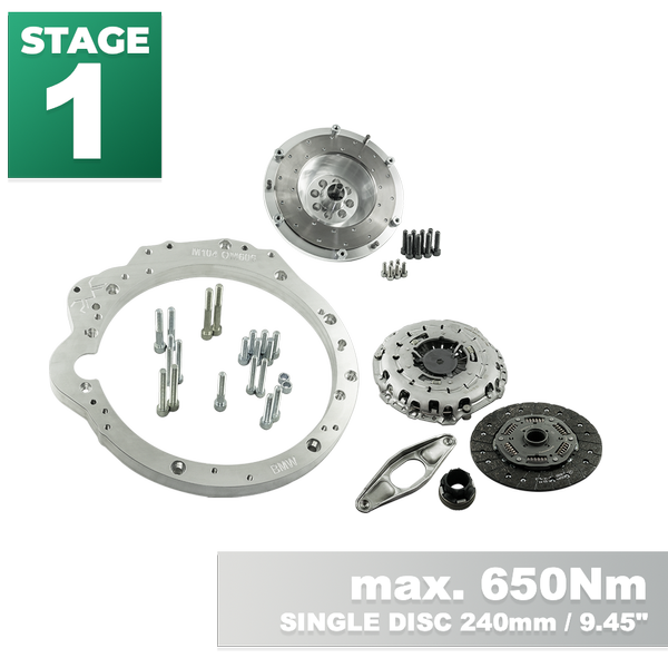 PMC STAGE 1 Mercedes-Benz M104 OM605 OM606 - BMW M57N HGU HGK / N54 - 240mm / 9.45"