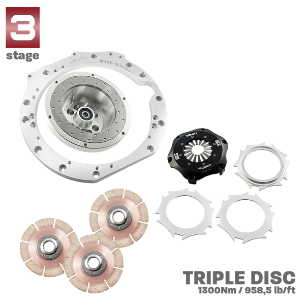 PMC RACE STAGE 3 Mercedes-Benz M156 - BMW M50 S50 M52 S52 M54 - 184mm / 7.25" (P)