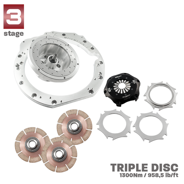 PMC RACE STAGE 3 Mercedes-Benz M113 - BMW M57N HGU HGK / N54 - 184mm / 7.25" (P)