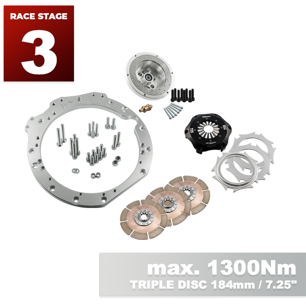 PMC RACE STAGE 3 Mercedes-Benz M113 - BMW M57 / E46 S54 M3 - 184mm / 7.25" (P)