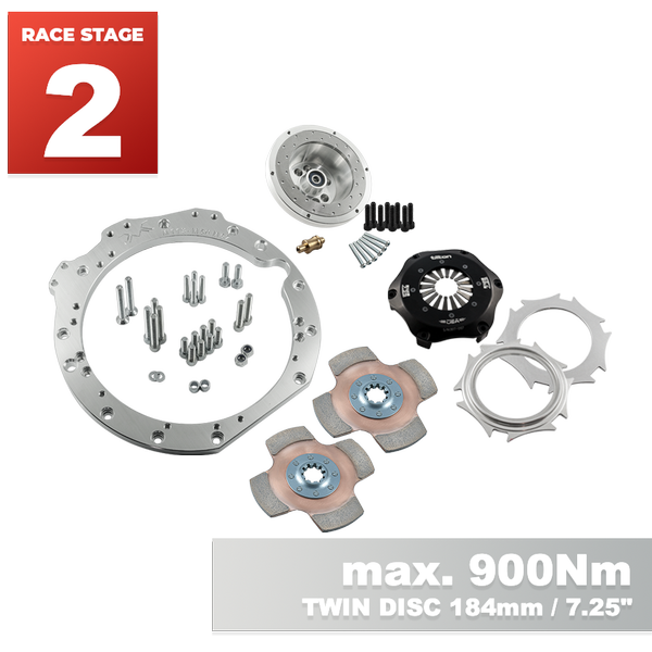 PMC RACE STAGE 2 Mercedes-Benz M113 - BMW M50 S50 M52 S52 M54 - 184mm / 7.25" (P)