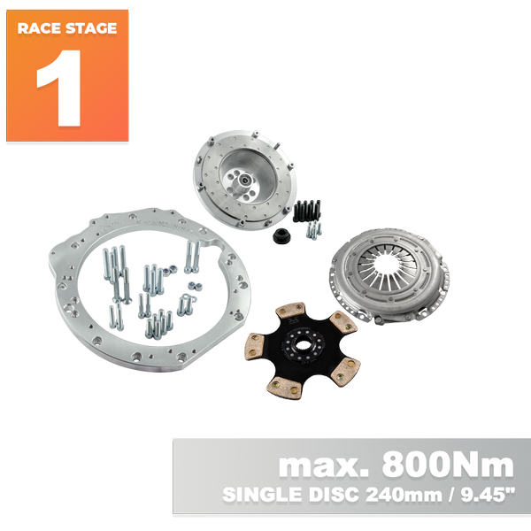 PMC RACE STAGE 1 Mercedes-Benz M113 - BMW M57N HGD JGA - 240mm / 9.45"
