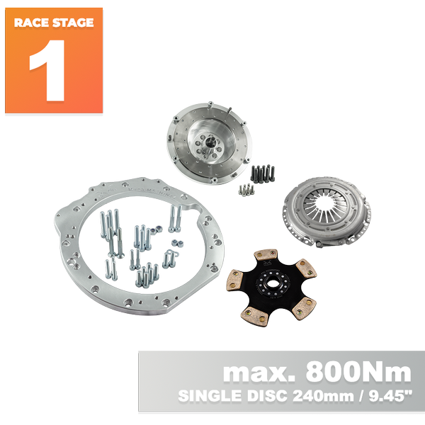 PMC RACE STAGE 1 Mercedes-Benz M112 M113 - BMW M57N HGU HGK / N54 - 240mm / 9.45"