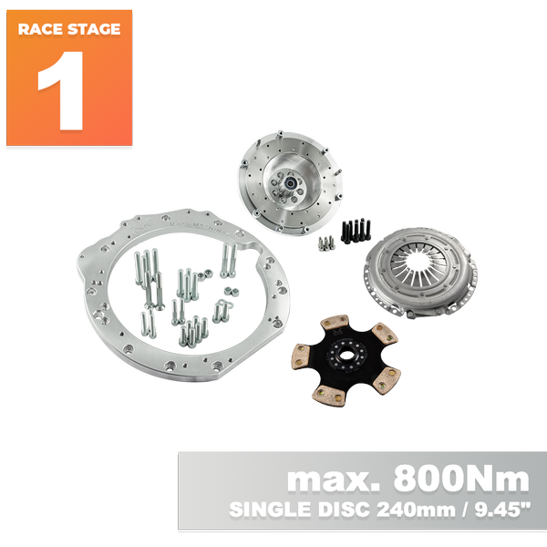 PMC RACE STAGE 1 Mercedes-Benz M112 M113 - BMW M57N HGD JGA - 240mm / 9.45"