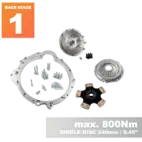 PMC RACE STAGE 1 Nissan RB - BMW M57N HGD JGA - 240mm / 9.45"