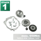 PMC STAGE 1 Nissan RB - BMW M57 / E46 S54 M3 - 240mm / 9.45"