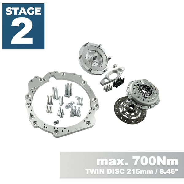 PMC STAGE 2 Toyota UZ - BMW N54 - 215mm / 8.46"