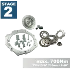 PMC STAGE 2 Toyota JZ 1JZ 2JZ - BMW E60 M57N2 6-speed HGD JGA - 228mm / 8.98"