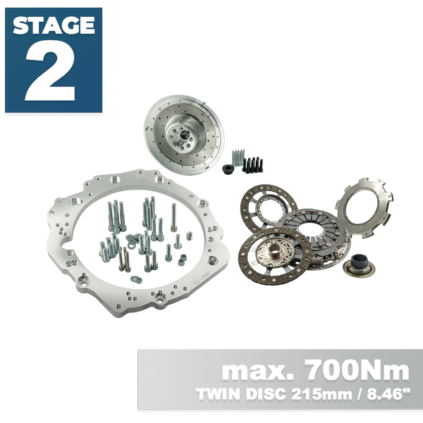 PMC STAGE 2 Toyota JZ - BMW M57N HGU HGK - 228mm / 8.98"