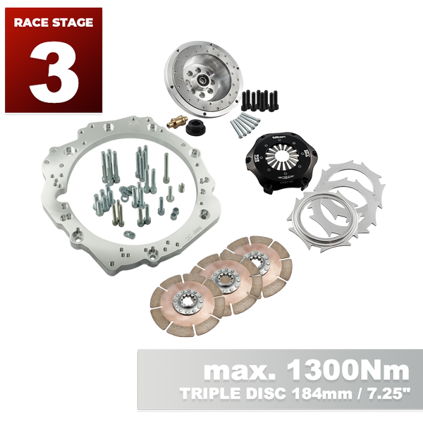 PMC RACE STAGE 3 Toyota JZ - BMW M57 / E46 S54 M3 - 184mm / 7.25" (S)