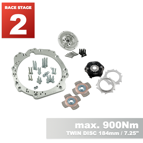 PMC RACE STAGE 2 Toyota UZ - BMW M57N HGA HGD JGA - 184mm / 7.25" (P)