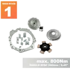 PMC Motorsport RACE Stage 1 Toyota UZ - BMW M57N HGU HGK / N54 - 240mm / 9.45"