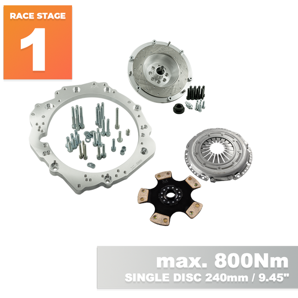 PMC RACE STAGE 1 Toyota JZ - BMW M57N HGU HGK / N54 - 240mm / 9.45"