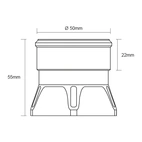 Remote Mount Fill Neck for the CFC Unit