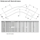 Bent exhaust tube 180° 3" SS (76mm)