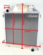 Radiator Ford A 28-29- Chevrolet