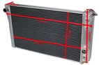Radiator Chevrolet Corvette 84-90