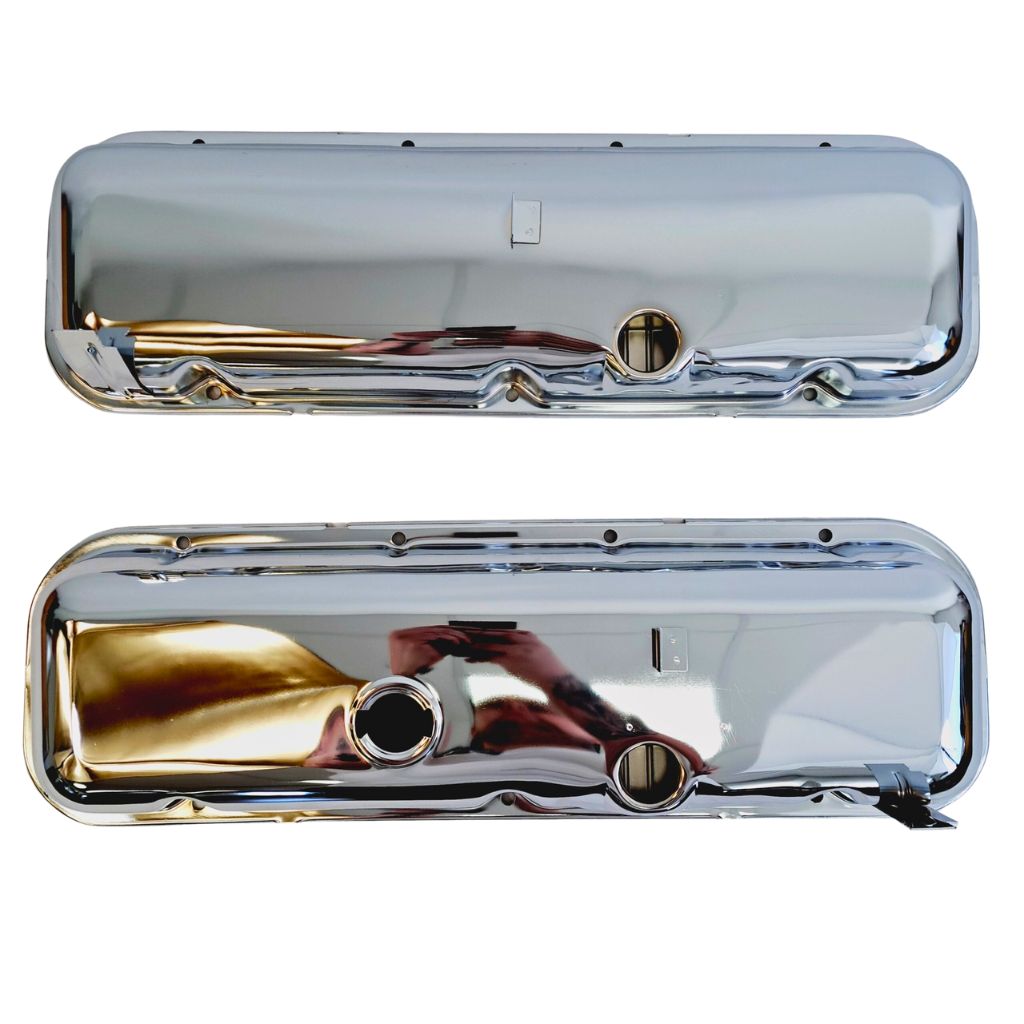 Valve covers Big Block Chevy BBC 65-00 Chrome
