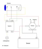 Uruchom przekaźnik chromowany