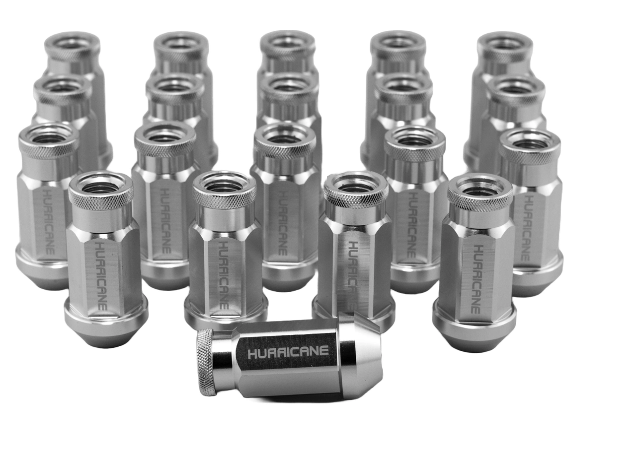 Wheel Nut Aluminum Silver M12x1,25 (50mm)