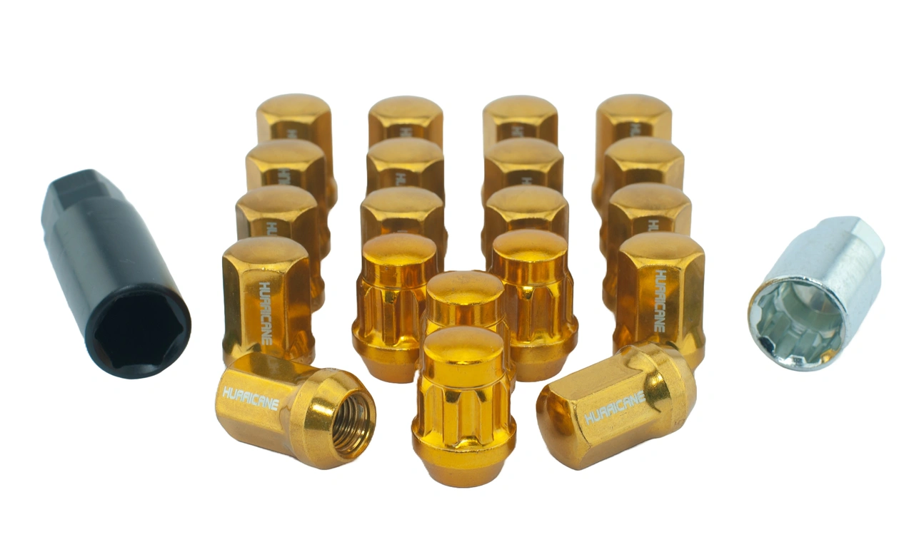 Wheel Nut Gold M12x1,25 (32mm)